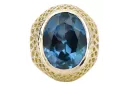 Ring Vintage Aquamarin 14 Karat Gelbgold vrc089y